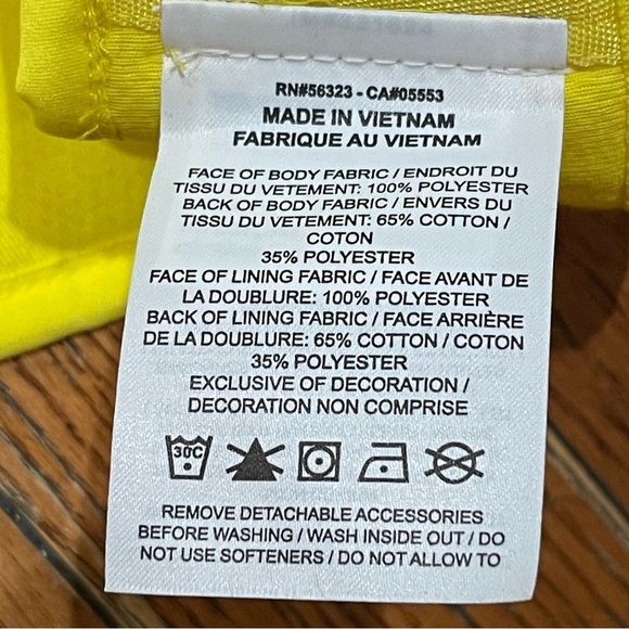 Nike Vibrant Yellow Activewear Top - Picture 5 of 7